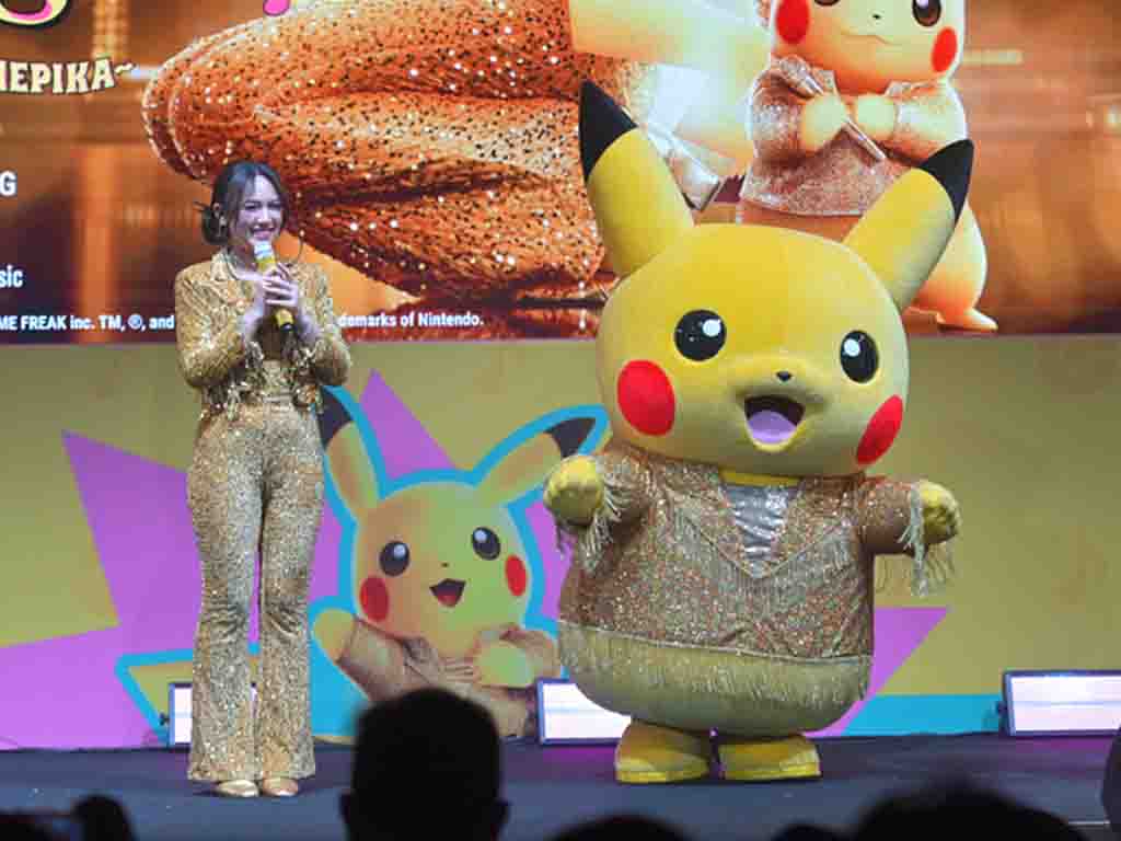 Tebar Kebahagiaan, Happy Asmara Rilis Single Kopi Dangdut ver. Goyang HEPIKA Bareng Pikachu