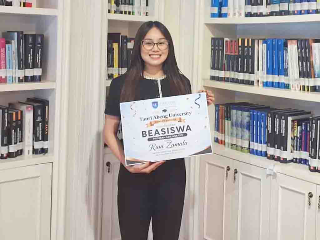 Rani DA Raih Beasiswa dari Tanri Abeng University, Bikin Program #EXTAUORDIRANY
