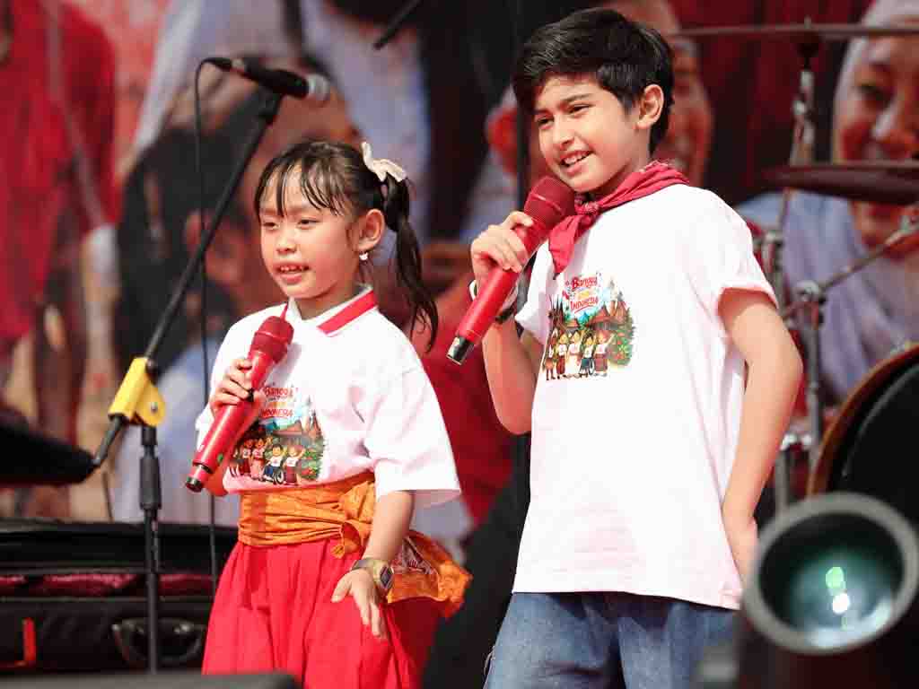 Queen Lala dan Hamudy BSA Rilis Single Bangga Jadi Anak Indonesia Ciptaan Shinta Priwit