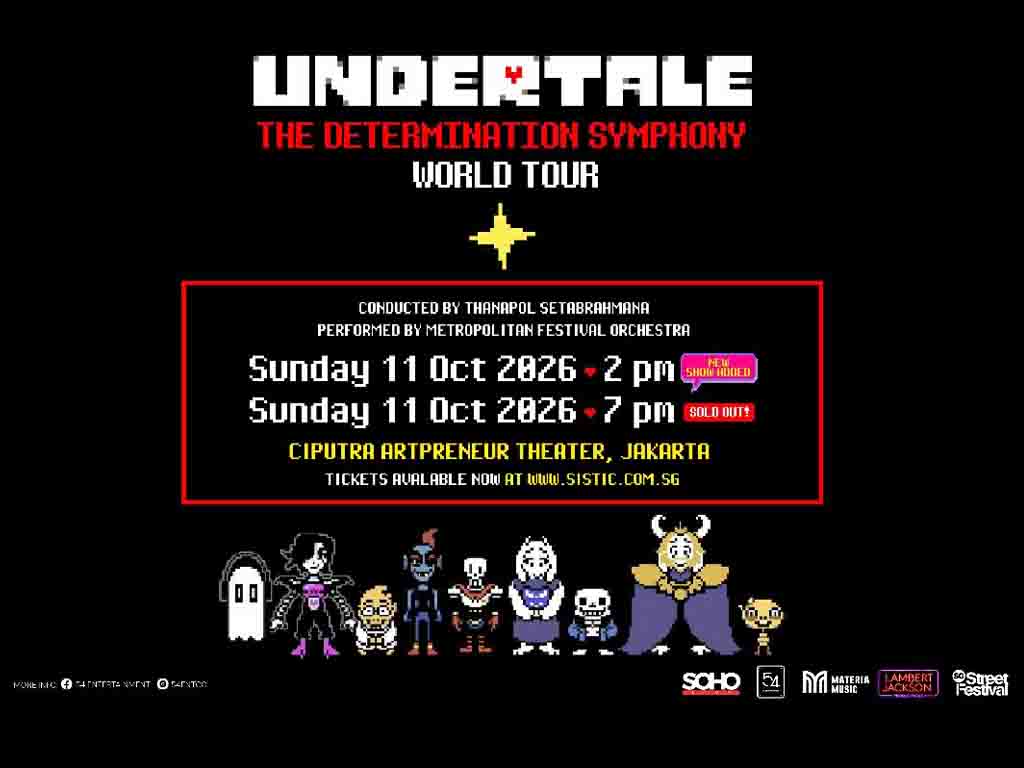 Pentas Musik Game UNDERTALE: The Determination Symphony Bakal Hadir di Jakarta